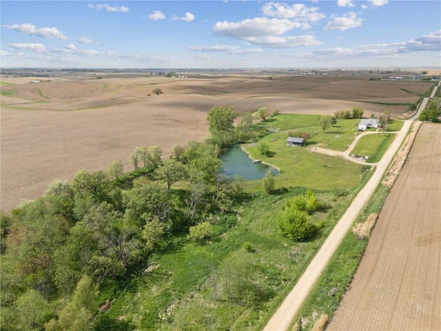 829 Union Ave, Lowden, IA 52255 - aerial view of property's location featuring rural landscape