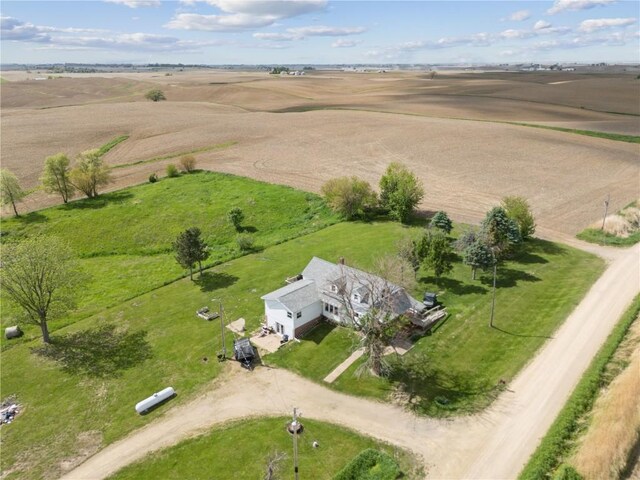 829 Union Ave, Lowden, IA 52255 - aerial overview of property's location featuring rural landscape