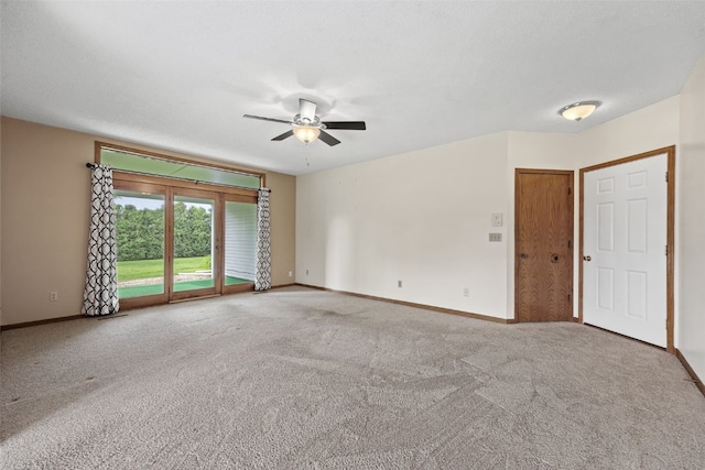 3445 Willowridge Rd Unit B, Marion, IA 52302 - unfurnished room with carpet, ceiling fan, and baseboards