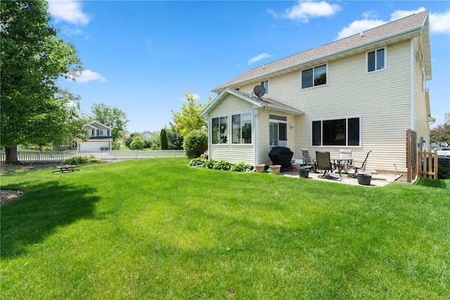 3205 Lennon Ln, Marion, IA 52302 - rear view of house with a patio area