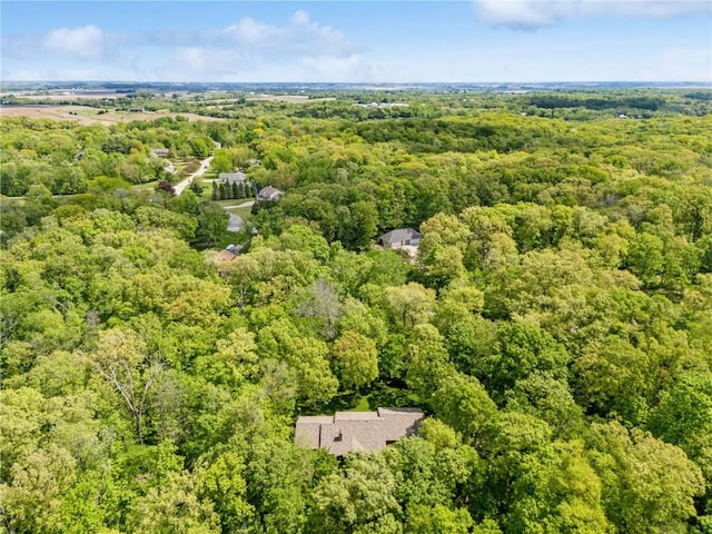 1445 NE Butternut Ln, Swisher, IA 52338 - aerial view of a heavily wooded area