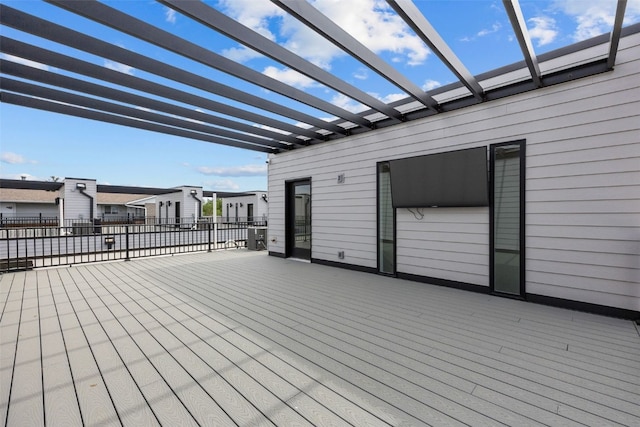 830 Newton Rd Unit 4, Iowa City, IA 52246 - deck with a pergola