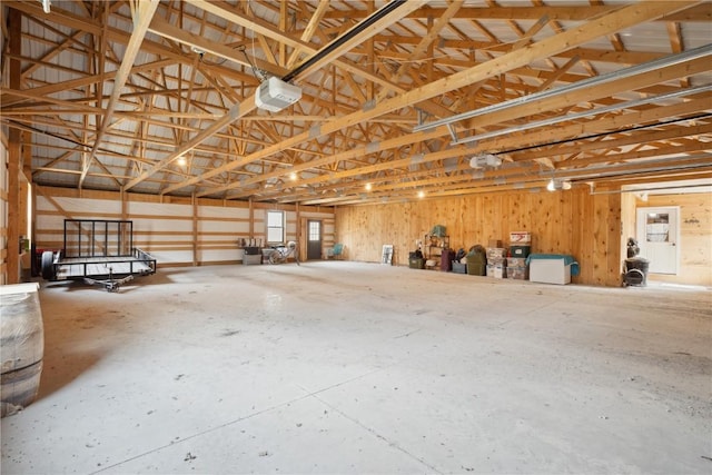 2527 61st St Ln Lot 1, Vinton, IA 52349 - garage featuring a garage door opener
