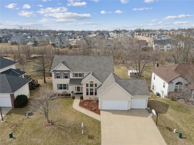 3010 Newcastle Rd, Marion, IA 52302 - aerial perspective of suburban area