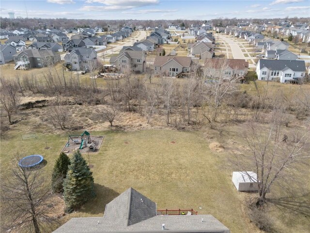 3010 Newcastle Rd, Marion, IA 52302 - aerial view of property and surrounding area with nearby suburban area