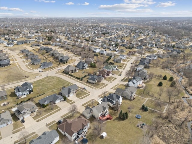 3010 Newcastle Rd, Marion, IA 52302 - aerial view of property and surrounding area with nearby suburban area