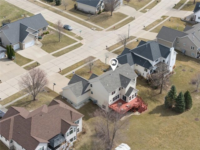 3010 Newcastle Rd, Marion, IA 52302 - aerial perspective of suburban area