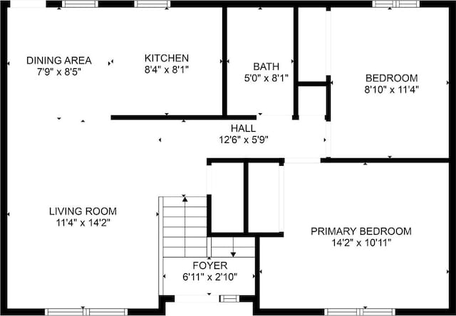 607 E Pershing Dr, Brooklyn, IA 52211 - room layout