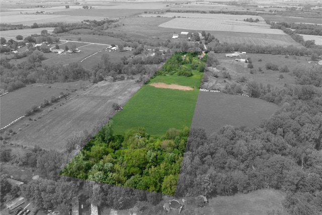 3136 155th St, Muscatine, IA 52761 - overview of rural landscape