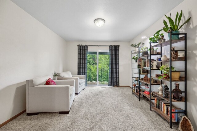 1075 Twilight Dr, North Liberty, IA 52317 - sitting room with carpet flooring and baseboards