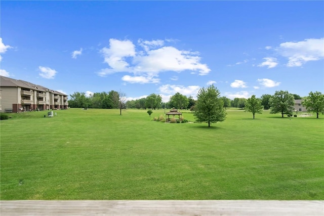250 Cimarron Unit 311, Hiawatha, IA 52233 - view of green lawn with a gazebo