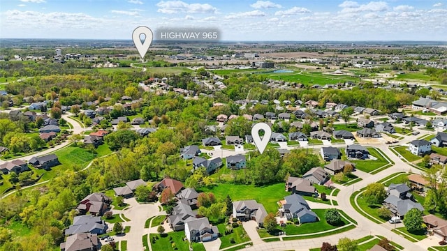 2925 Pine Hill Trce, Coralville, IA 52241 - aerial perspective of suburban area