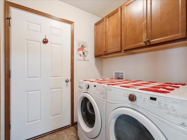 4408 Hastings Dr, Marion, IA 52302 - laundry room featuring cabinet space and separate washer and dryer