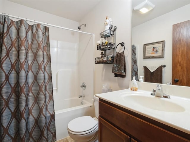 4408 Hastings Dr, Marion, IA 52302 - full bath with vanity, shower / tub combo with curtain, and toilet