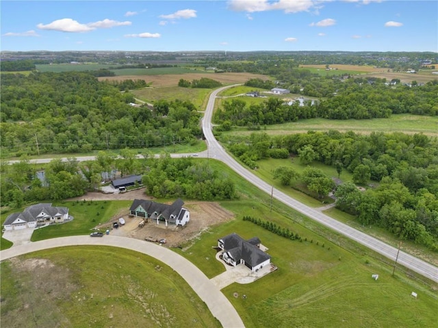 9243 Feather Ridge Pass, Cedar Rapids, IA 52411 - aerial view of sparsely populated area with a tree filled landscape
