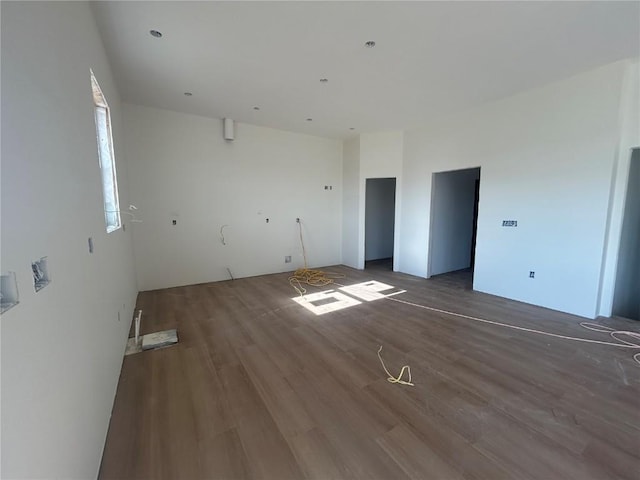 1205 Croell Ave, Tiffin, IA 52340 - unfurnished living room featuring wood finished floors