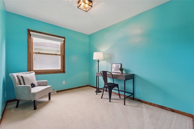 1206 W State St, Williamsburg, IA 52361 - carpeted home office with baseboards