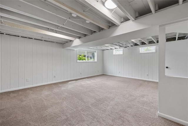 1220 Northwood Ln, Muscatine, IA 52761 - below grade area featuring carpet and healthy amount of natural light