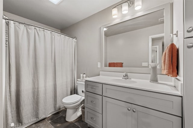 1225 Daisy Cir, North Liberty, IA 52317 - full bath with vanity, toilet, and curtained shower