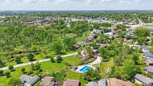 215 40th St Dr SE Unit 304, Cedar Rapids, IA 52403 - aerial view of a pool