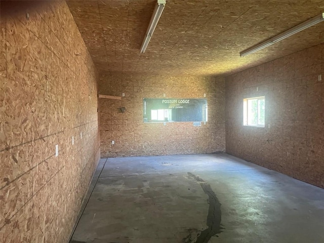 2902 Water St, Columbus City, IA 52737 - spare room with unfinished concrete floors