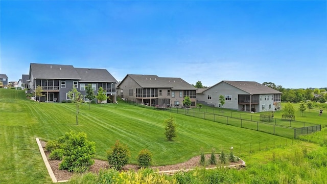 927 Summit Ct, Tiffin, IA 52340 - view of yard featuring a residential view