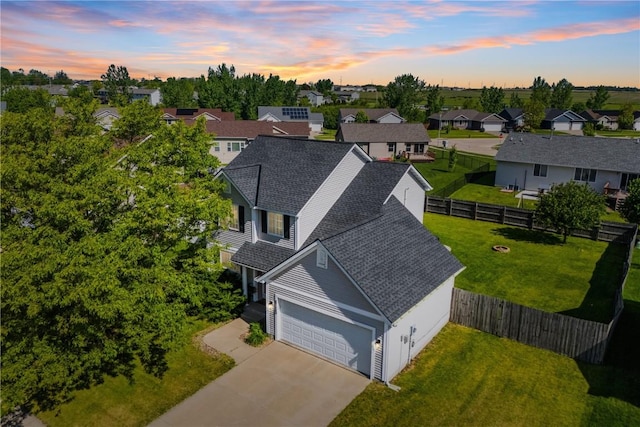 5150 Prairie Ridge Dr, Marion, IA 52302 - aerial view at dusk of a residential view