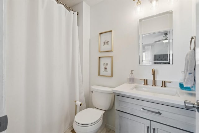 5150 Prairie Ridge Dr, Marion, IA 52302 - full bathroom with vanity, toilet, and curtained shower