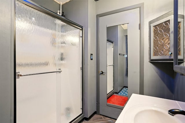 113 Chaffee Dr, Hiawatha, IA 52233 - full bathroom with a stall shower and vanity