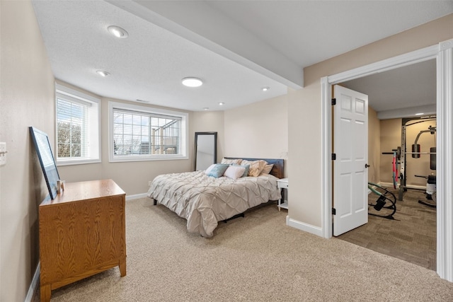 2545 Silver Oak Trl, Marion, IA 52302 - carpeted bedroom featuring baseboards and recessed lighting