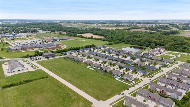 1330 Redbud Ave, Tiffin, IA 52340 - aerial view of property's location with a large body of water