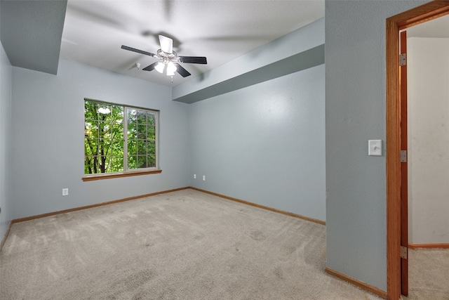364 Camden Rd, Iowa City, IA 52245 - carpeted empty room with ceiling fan and baseboards