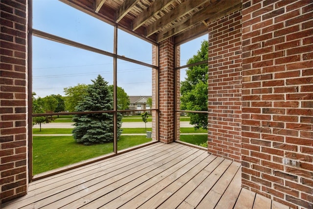 364 Camden Rd, Iowa City, IA 52245 - unfurnished sunroom with plenty of natural light