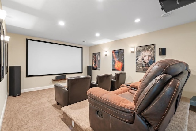 4000 Majestic Ct NE, Cedar Rapids, IA 52411 - cinema with carpet floors, recessed lighting, and baseboards