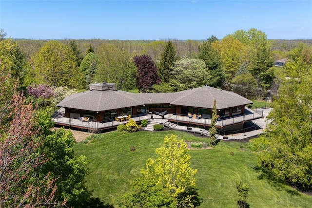 3715 170th St NE, Solon, IA 52333 - view from above of property featuring a forest