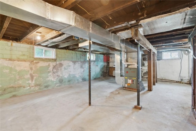 306 7th Ave, Clarence, IA 52216 - basement featuring heating unit