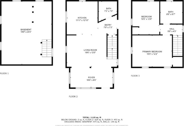 306 7th Ave, Clarence, IA 52216 - room layout