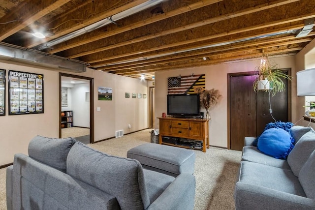 2806 Dawn Ave SW, Cedar Rapids, IA 52404 - living area featuring carpet flooring