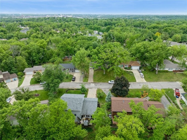 2232 Birchwood Dr NE, Cedar Rapids, IA 52402 - aerial view of residential area with a forest
