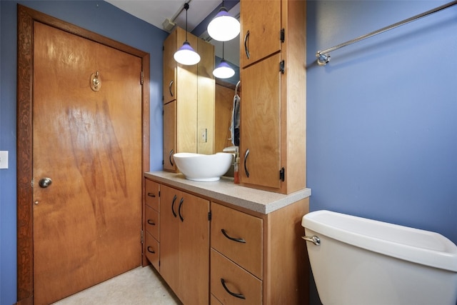 307 2nd Ave, Clarence, IA 52216 - bathroom featuring vanity and toilet