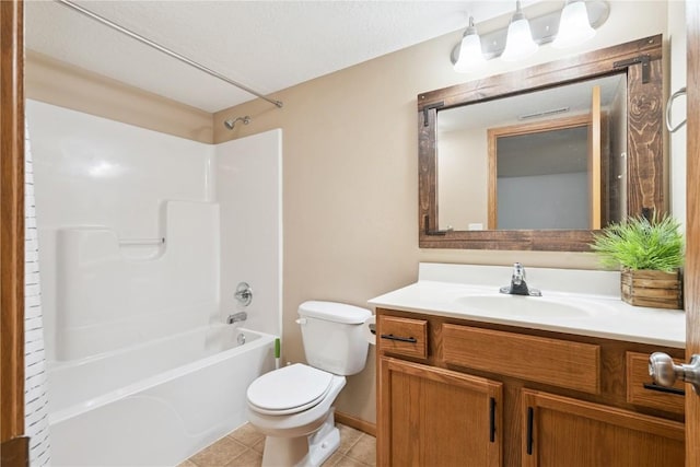 1562 Hunters Creek Way, Marion, IA 52302 - bathroom featuring vanity, shower / bath combination, and tile patterned floors
