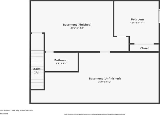 1562 Hunters Creek Way, Marion, IA 52302 - view of room layout