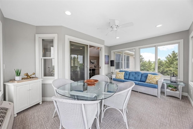 1355 Red Star Rd, Tipton, IA 52772 - view of sunroom