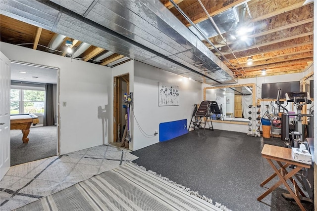 1355 Red Star Rd, Tipton, IA 52772 - view of workout room