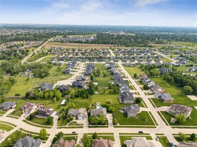 1485 Huntington Hills Dr, Marion, IA 52302 - aerial overview of property's location featuring nearby suburban area