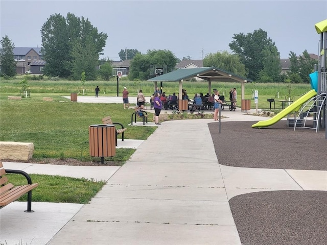 5055 Pluto Ave, Marion, IA 52302 - view of community featuring a gazebo and a yard