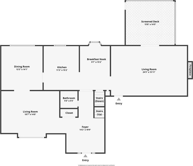 4633 Northwood Dr NE, Cedar Rapids, IA 52402 - home floor plan