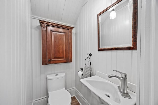 320 E St, Tipton, IA 52772 - bathroom featuring a sink and toilet