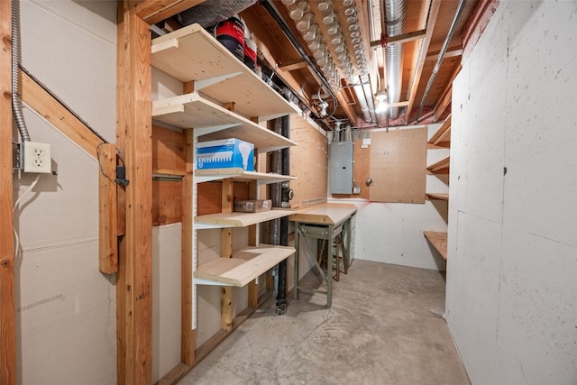 3629 Timberline Dr NE, Cedar Rapids, IA 52402 - unfinished below grade area with electric panel
