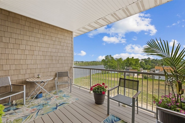 1871 Ellis Blvd NW Unit 309, Cedar Rapids, IA 52405 - deck with a water view